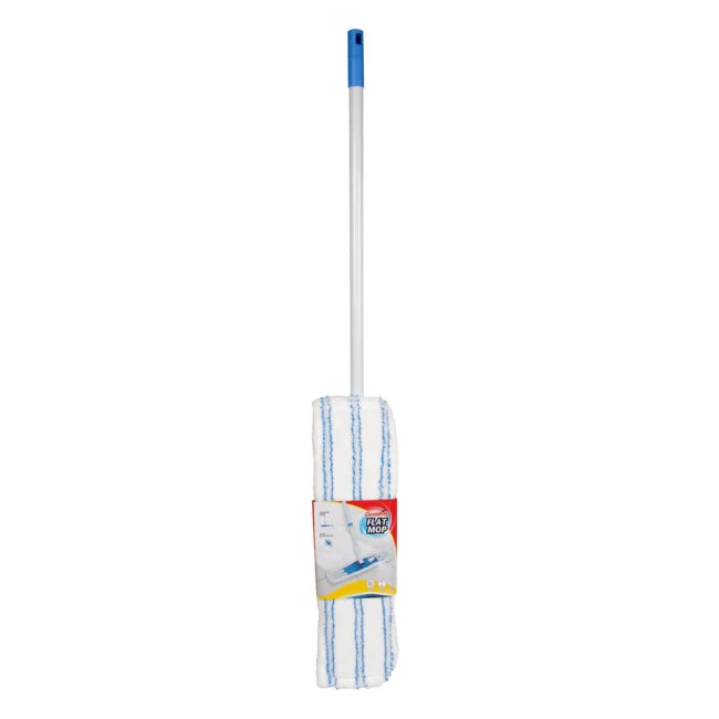 CleanRite Flat Mop met Steel – Blauw of Groen