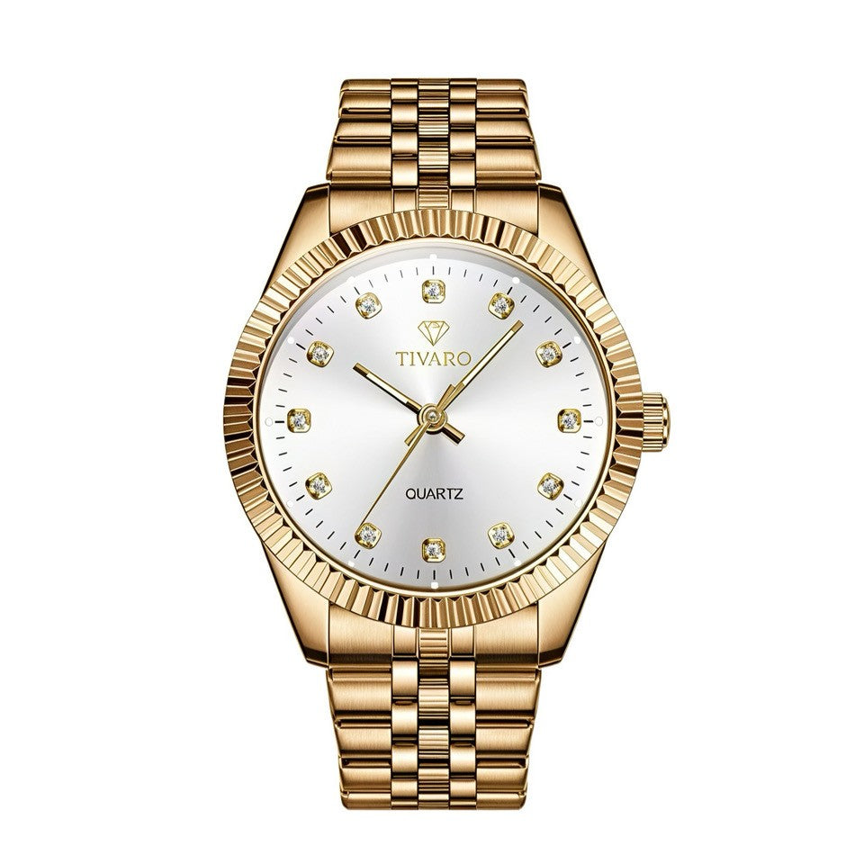 TIVARO Elegant Square Gold – Dameshorloge
